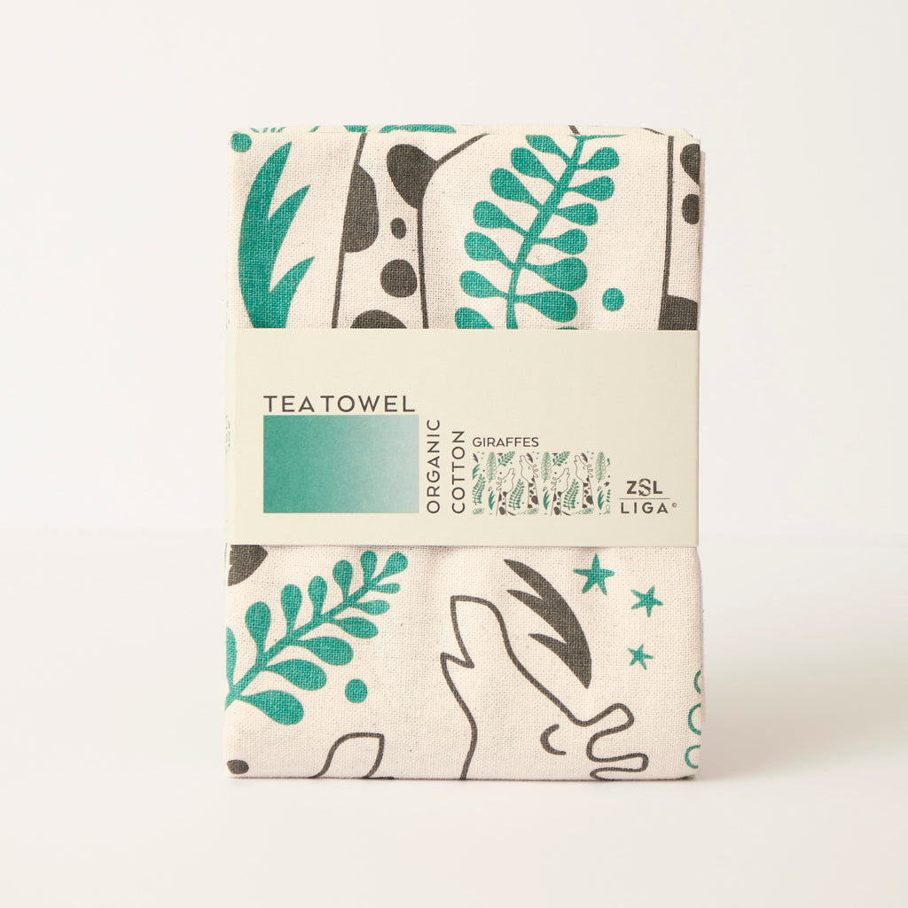 Giraffes  | Cork and Tile Trivet, Tea Towel and Dishcloths