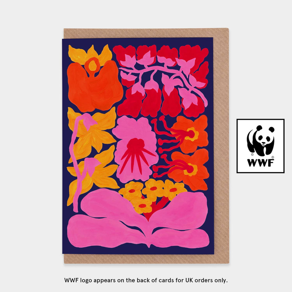 Orchids of the Amazon Greetings Card