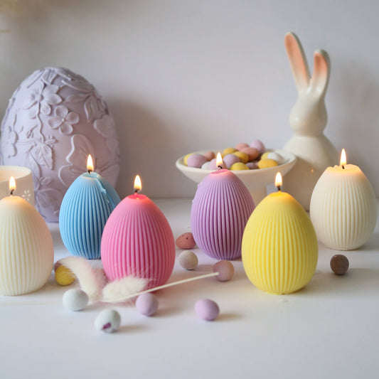 Easter Egg Soy Wax Candle | Creamy White