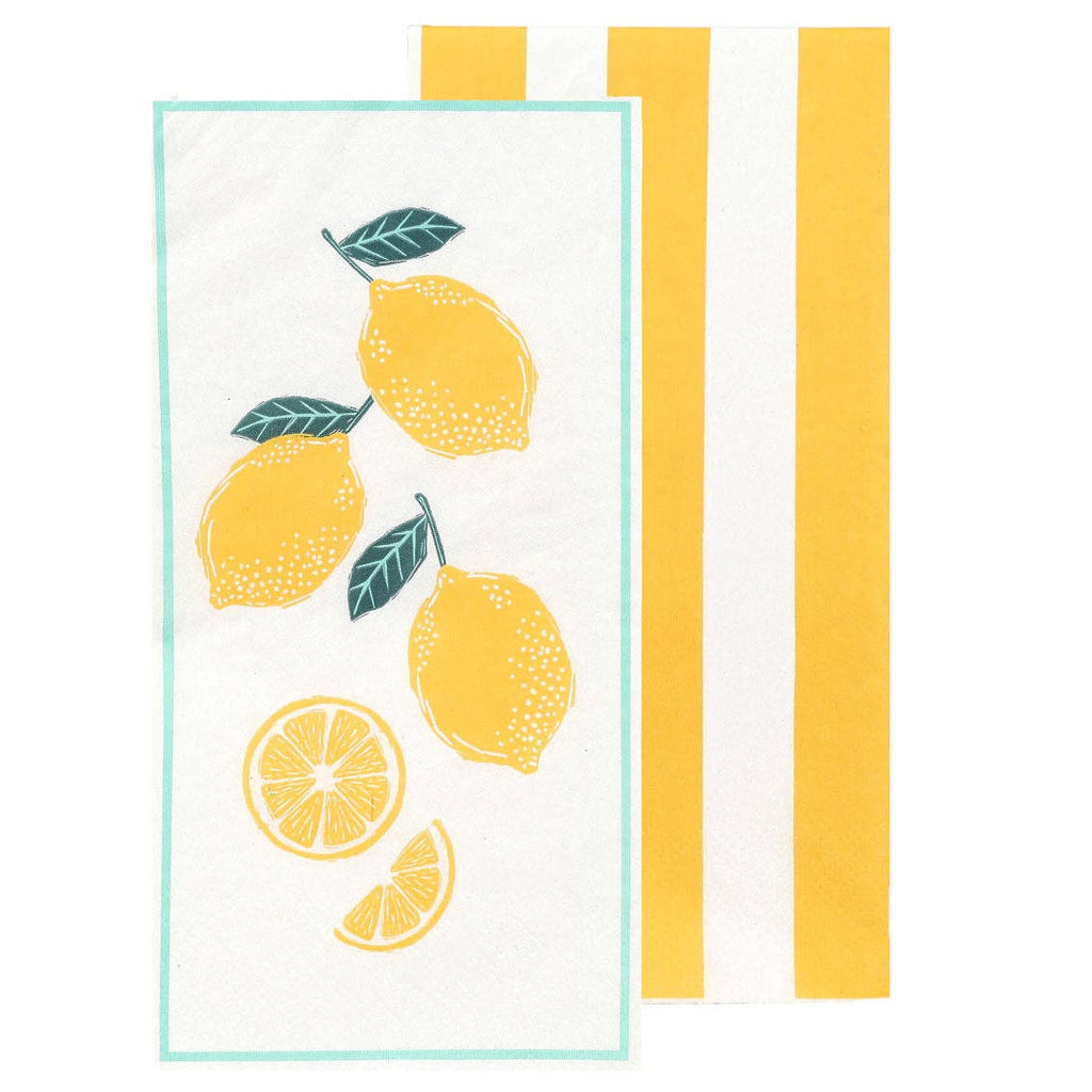 Lemon Paper Napkins | 16 Pack