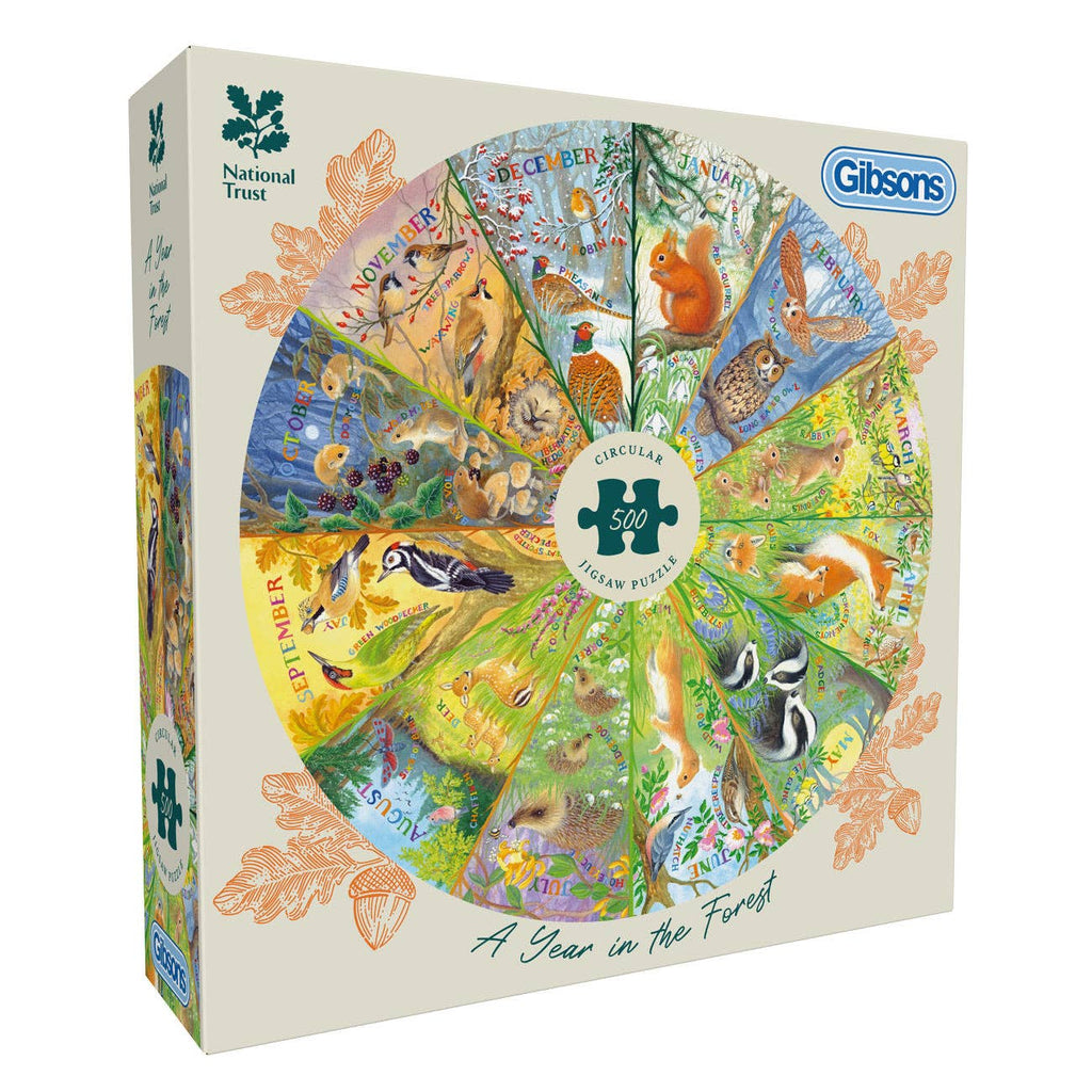 A Year in the Forest 500 Piece Jigsaw Puzzle | National Trust