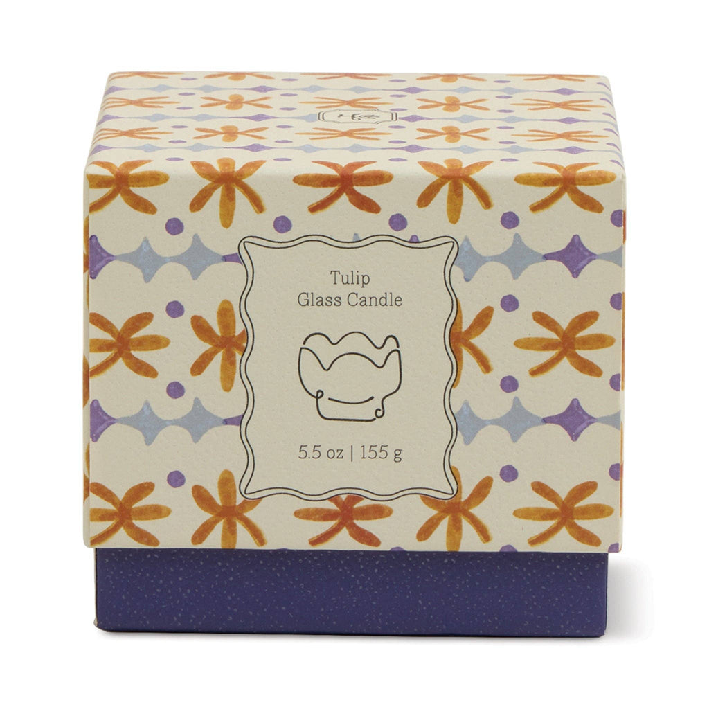 Tulip Glass Candle | Garden & Grove
