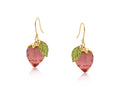 Yagoda Strawberry Drop Earrings | Red