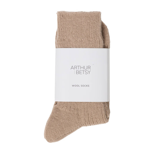 Wool Socks | Wheat Taupe
