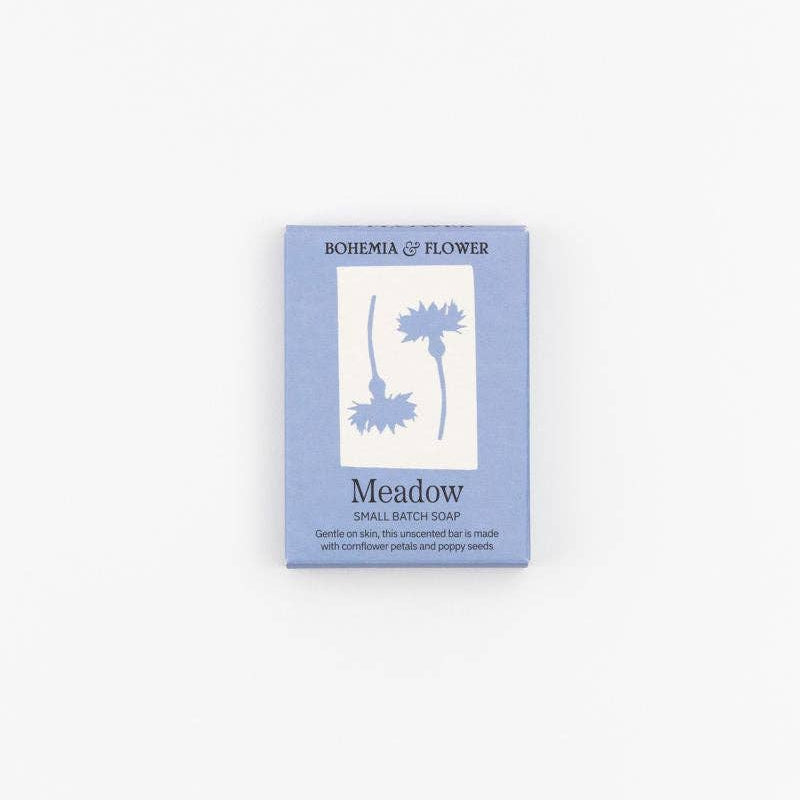 Meadow Bar Soap - Cornflower & Poppy Seed Unscented