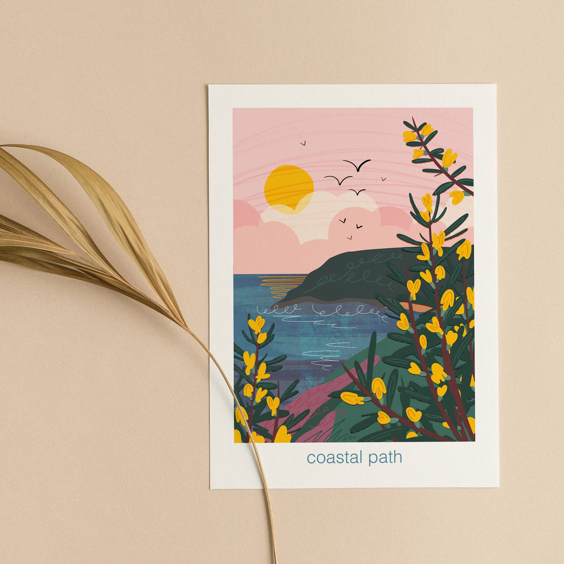 Coastal Path - Let's go Outside Greeting Card