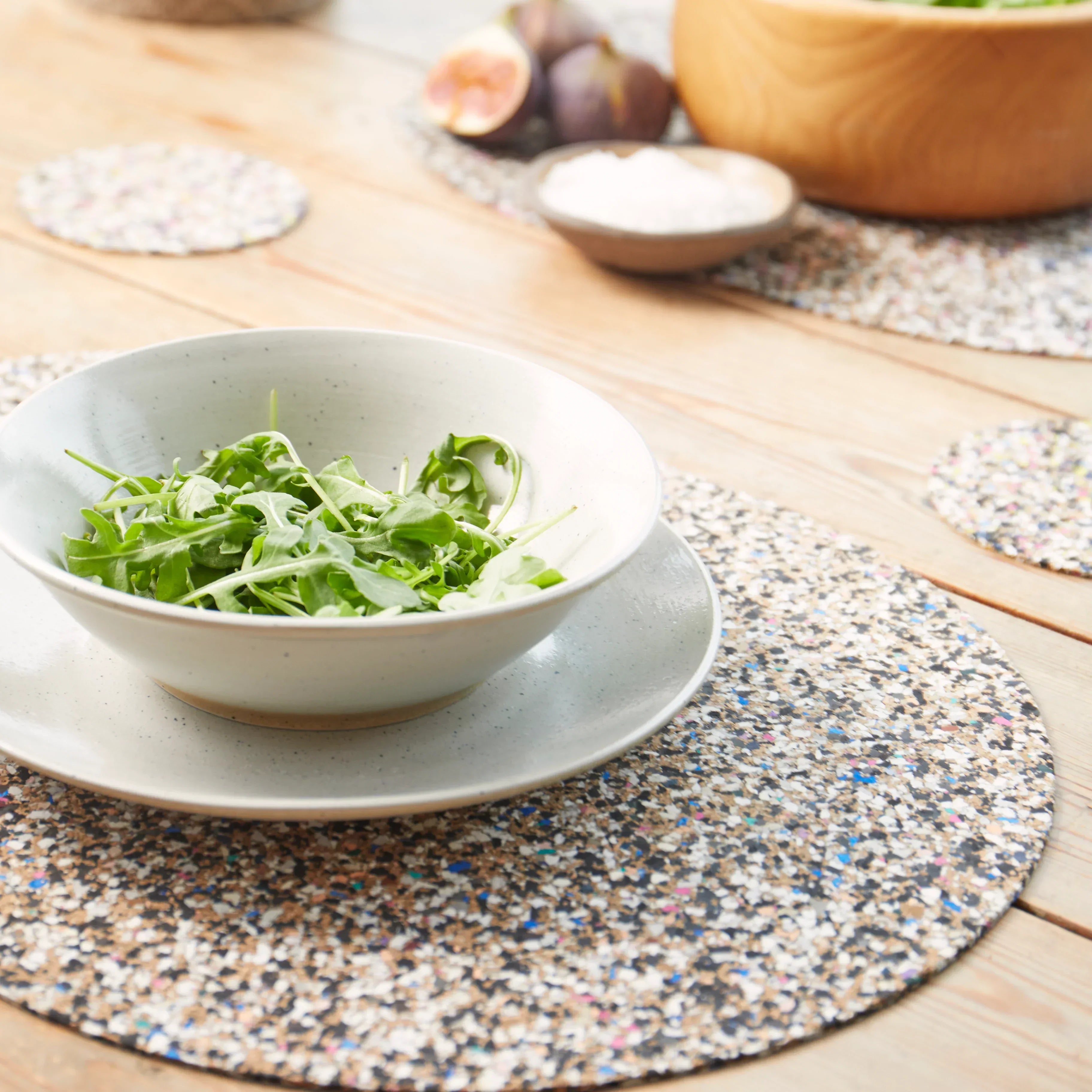 Beach Clean Oval Placemats & Coaster Bundle | Table S/4
