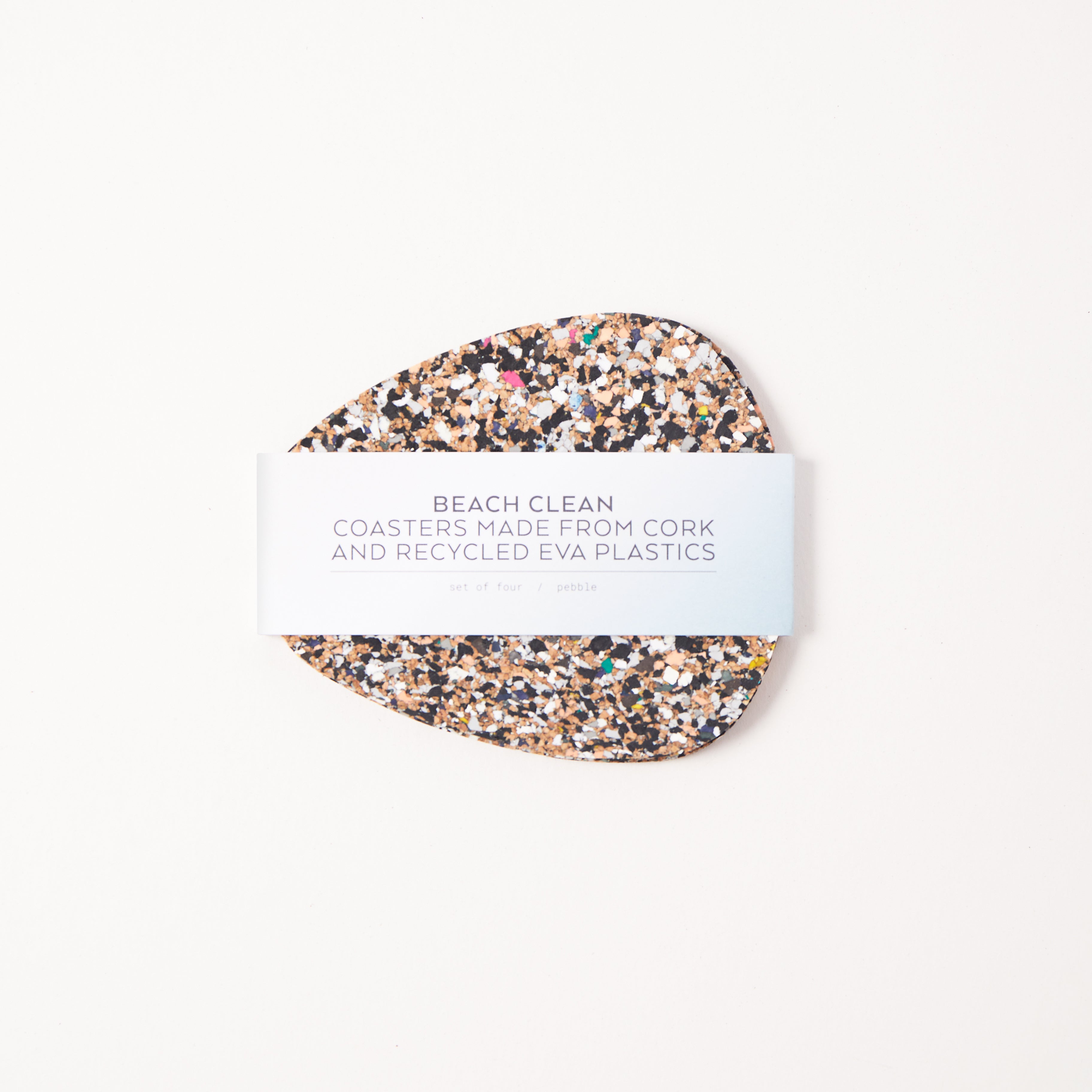 Beach Clean Coasters | Pebble