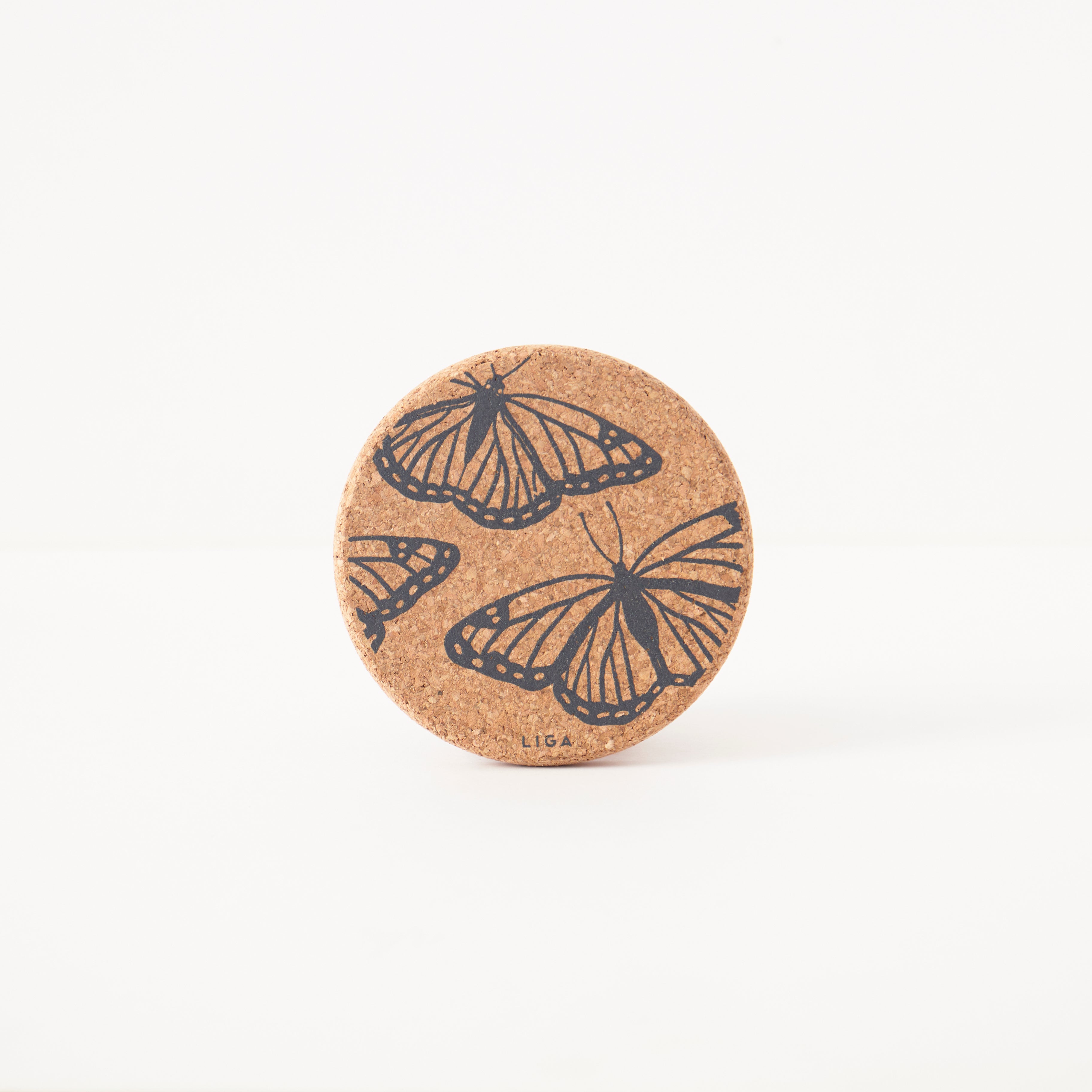 Cork Coaster Butterfly