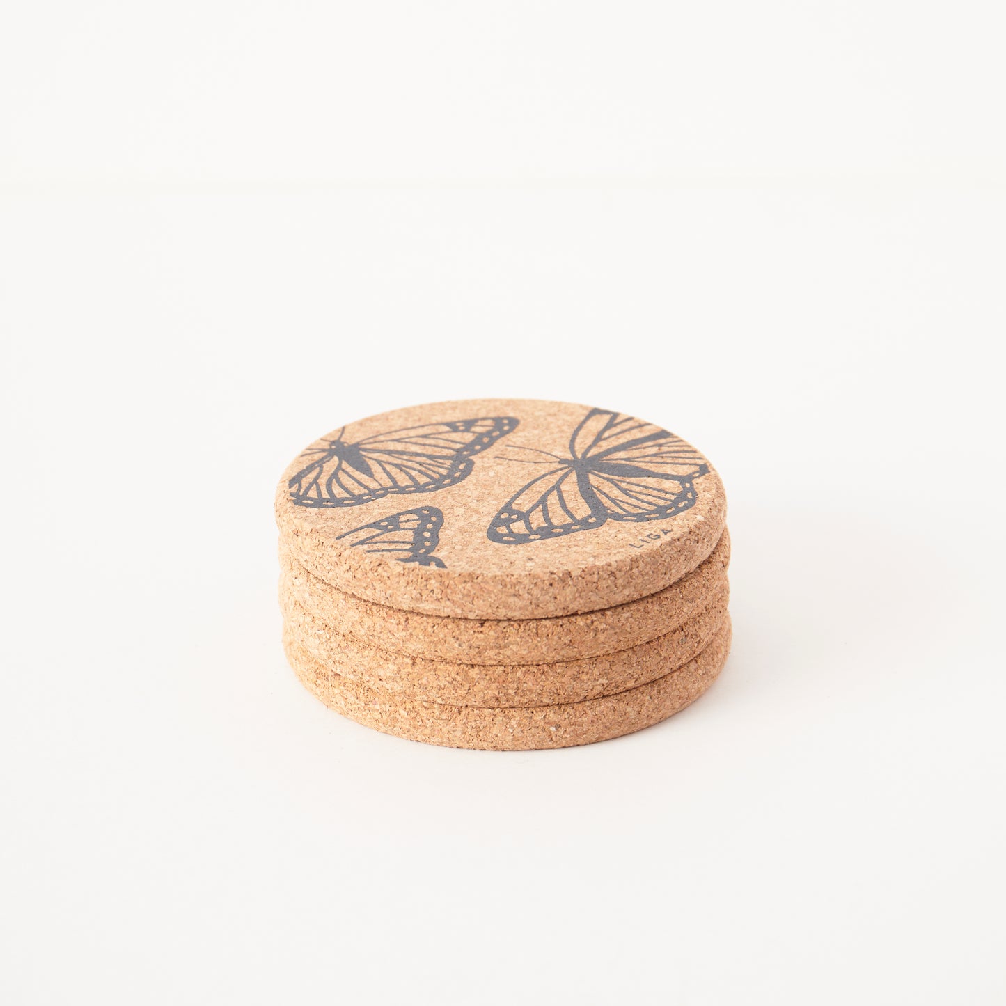 Cork Coaster Butterflies