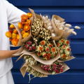 Dried Flowers Mono Bunches | Orange
