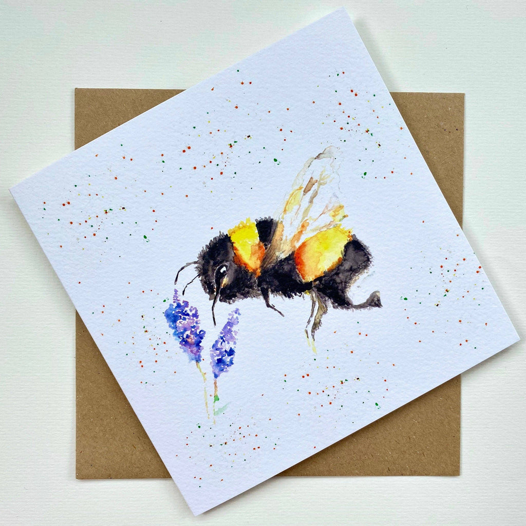 Bumble bee 'Summer Flight'  Greeting Card | Sarah Epsom