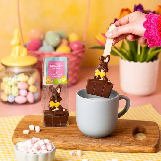 Easter Bunny Milk Hot Chocolate Spoon