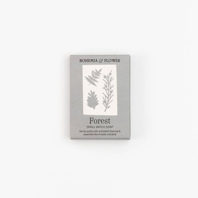 Forest Bar Soap - Activated Charcoal, Cedarwood & Rosemary