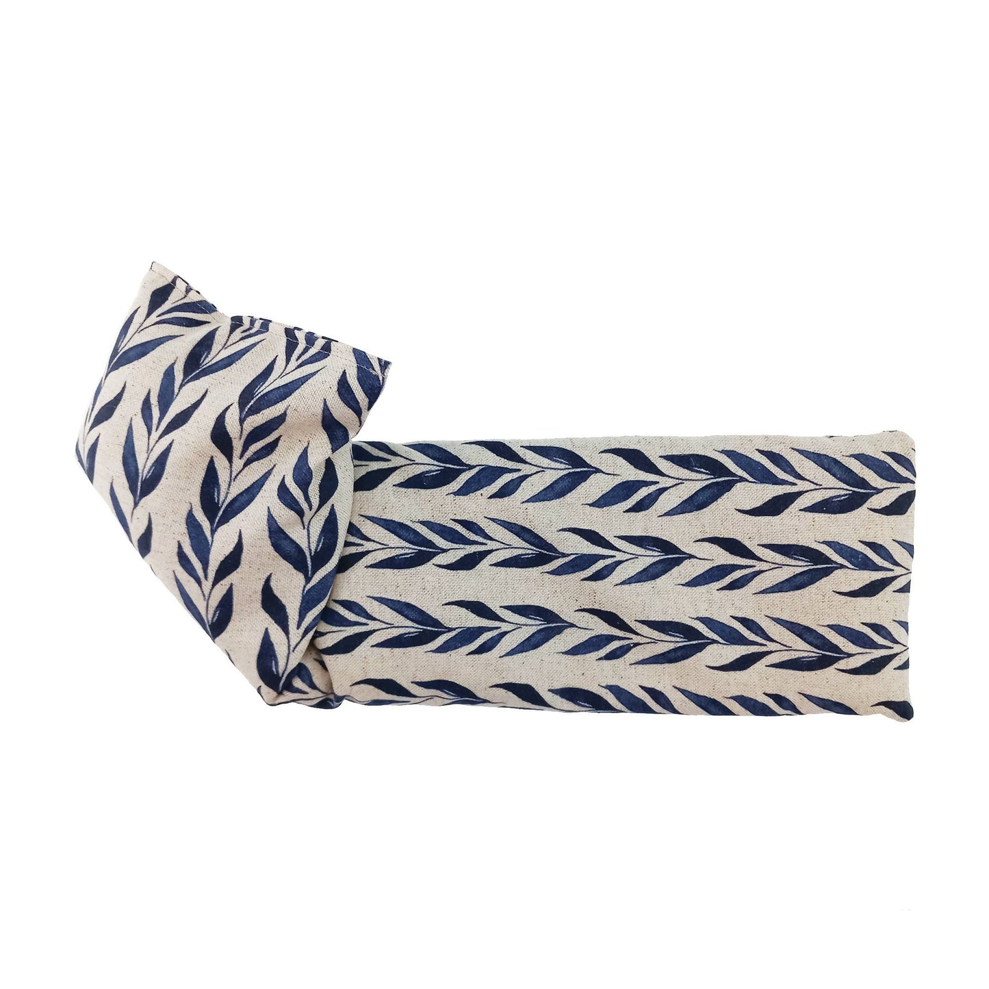 Navy Leaf Wheat Bag | Unscented