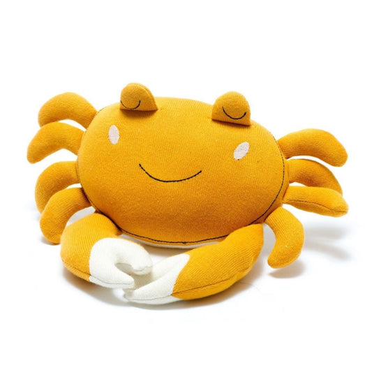 Organic Cotton Crab Toy
