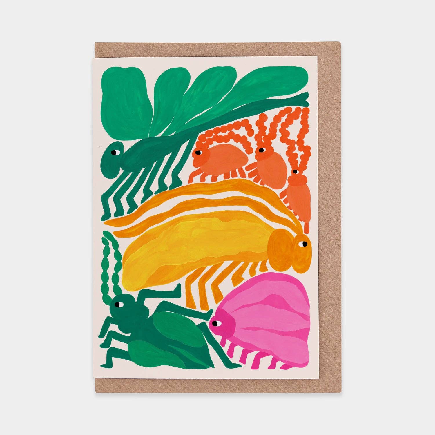 Insects Greetings Card