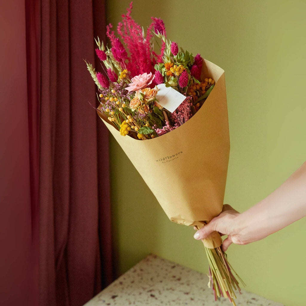 Dried Flowers Field Bouquet | Summer Crush | Medium