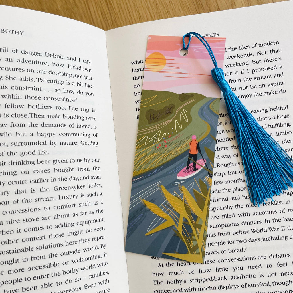 Wild Swimming & Paddleboarding Bookmark