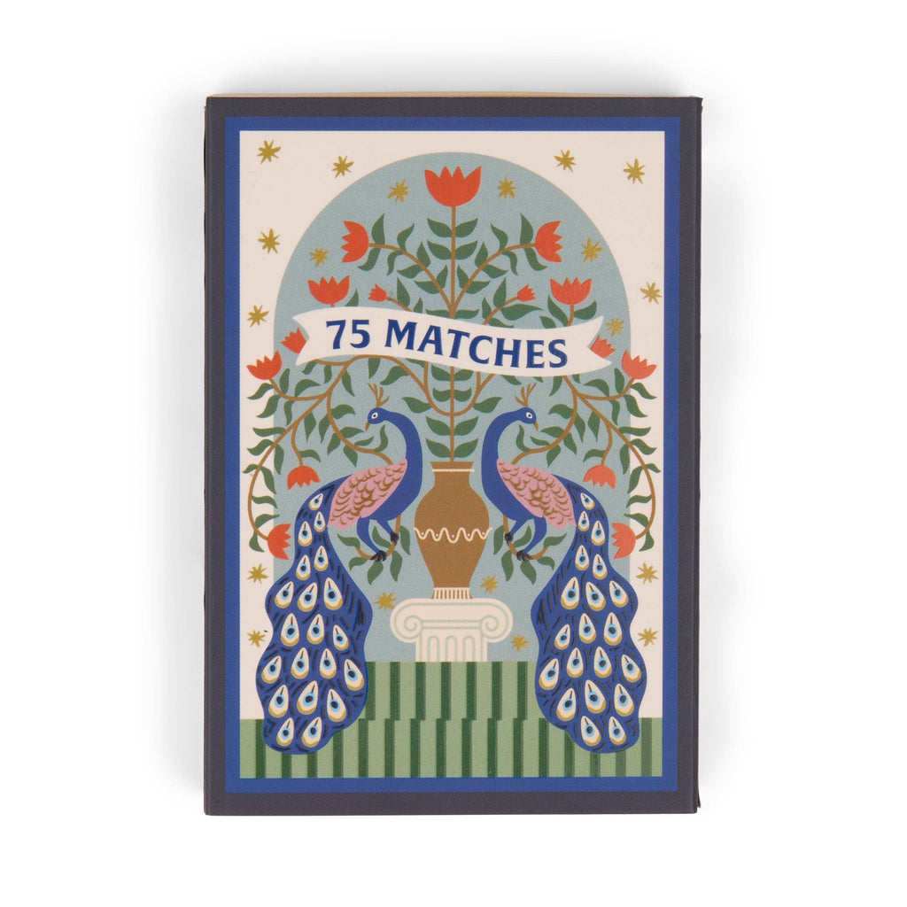 Boxed Matches | Peacock Blue