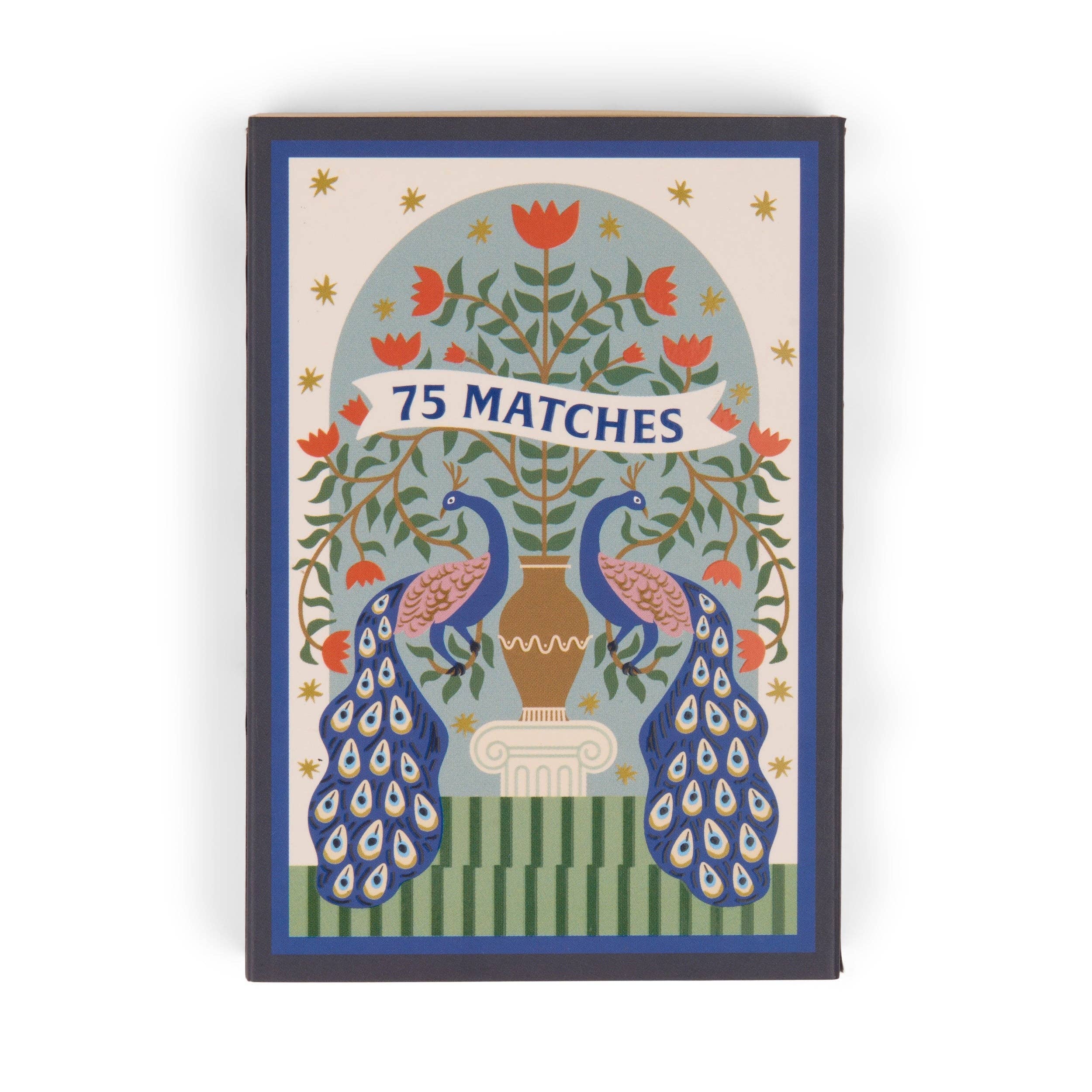 Boxed Matches | Peacock Blue