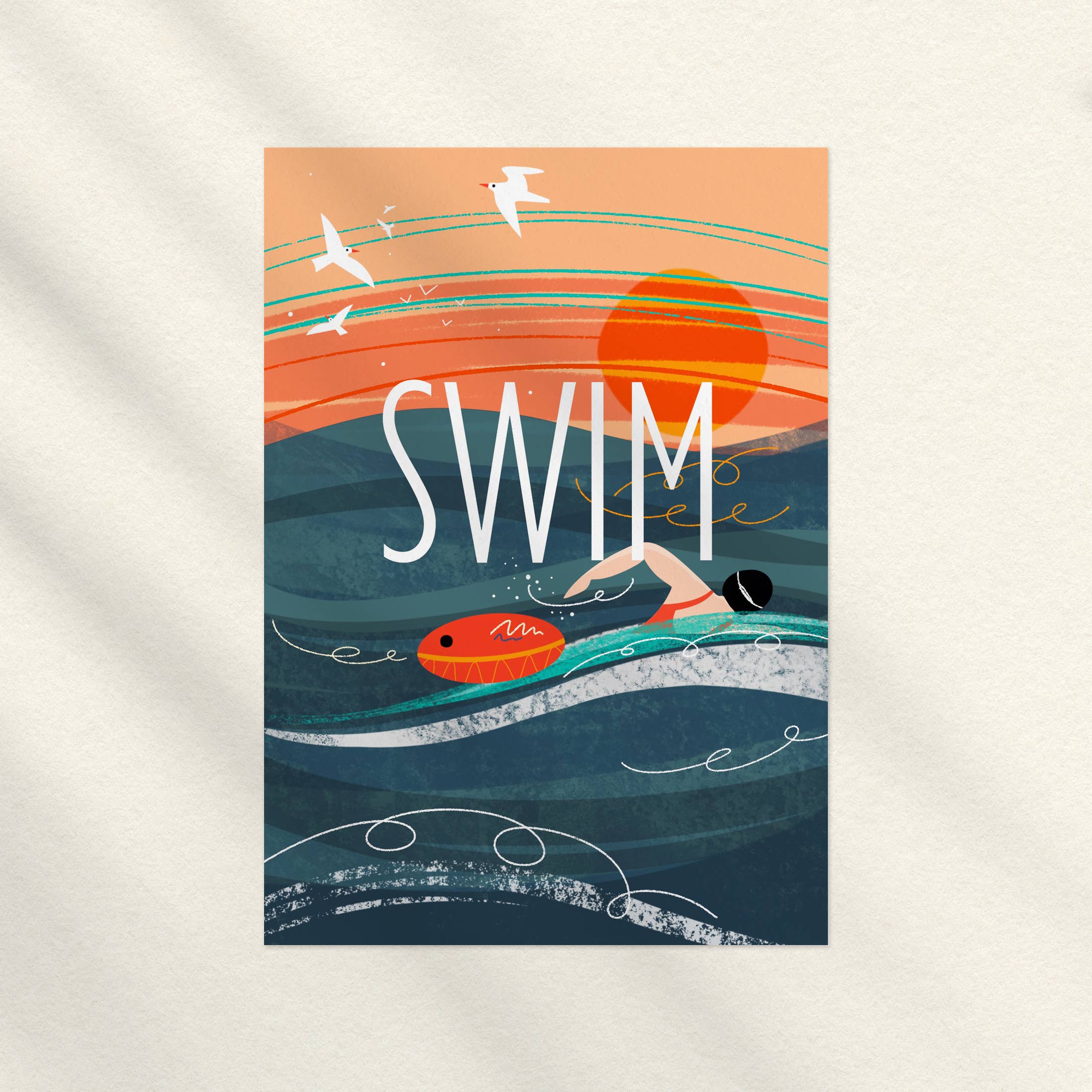 Swim |  Greeting Card