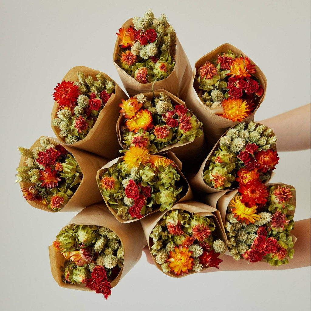 Market More Dried Flowers Bouquet | Orange