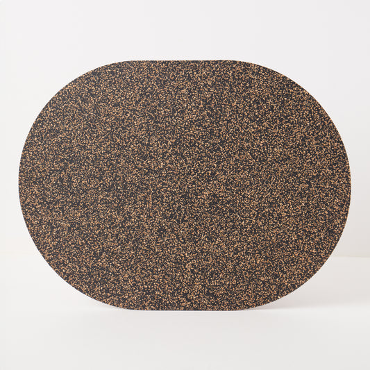 Dash Recycled Rubber & Cork Placemats | Oval