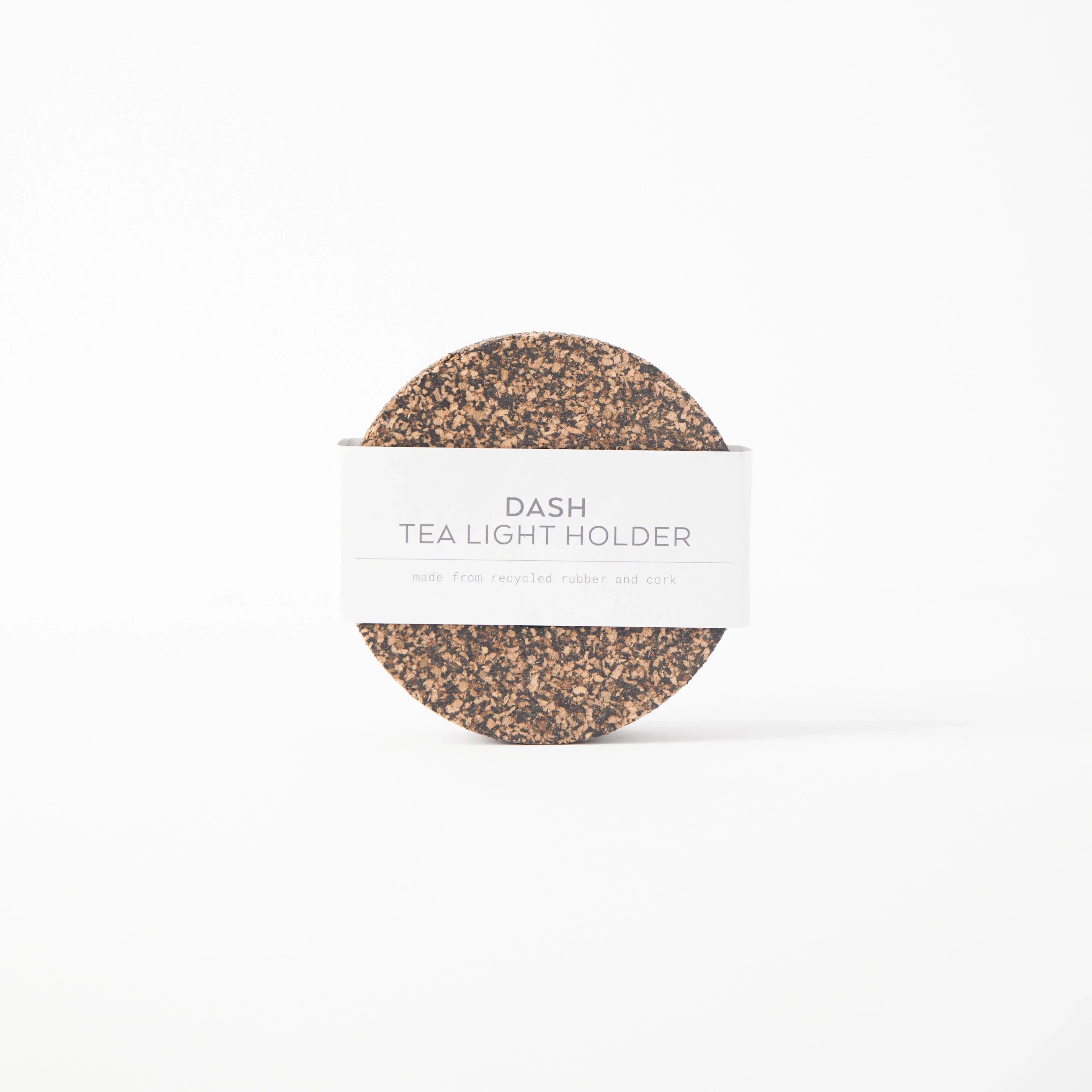 Eco Tea Light Holder | Eco Recycled Rubber and Cork