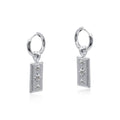 Sirens Charms Huggie Earrings | Silver