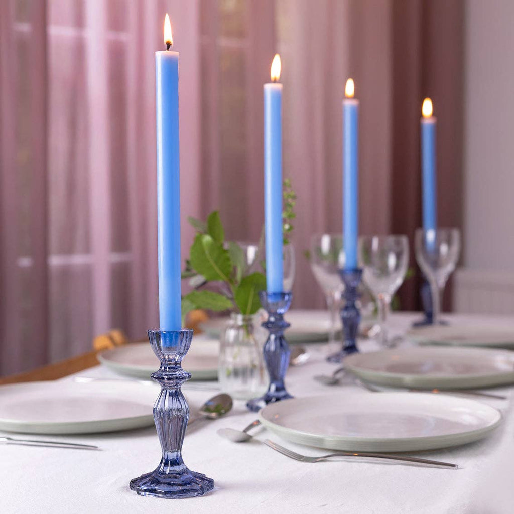 Blue Dinner Candles