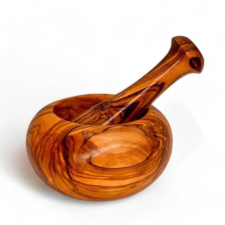 Round Mortar And Pestle