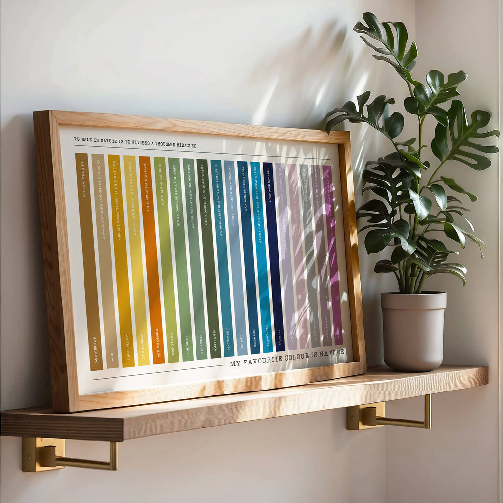 My Favourite Colour is Nature Print | A3