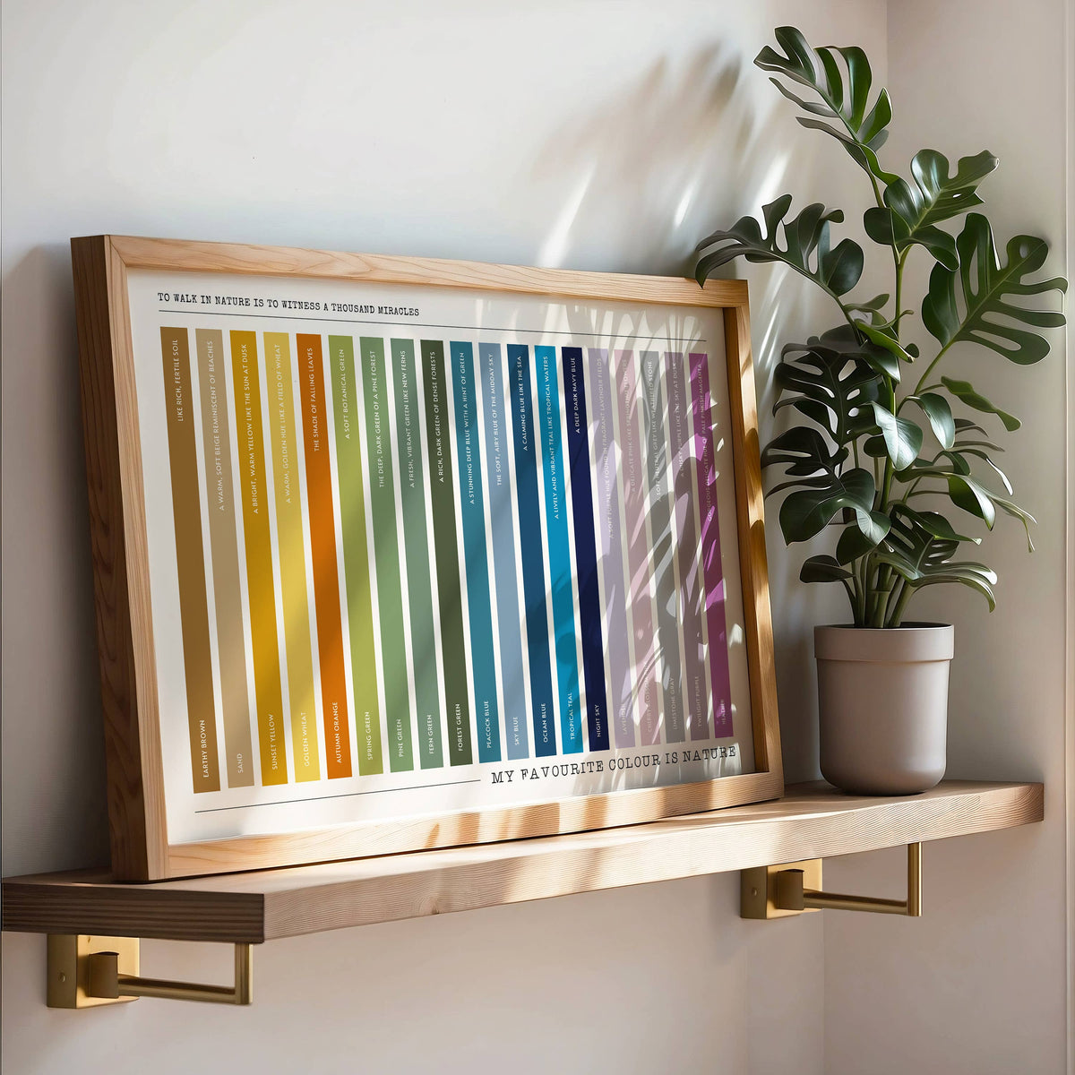 My Favourite Colour is Nature Print | A3