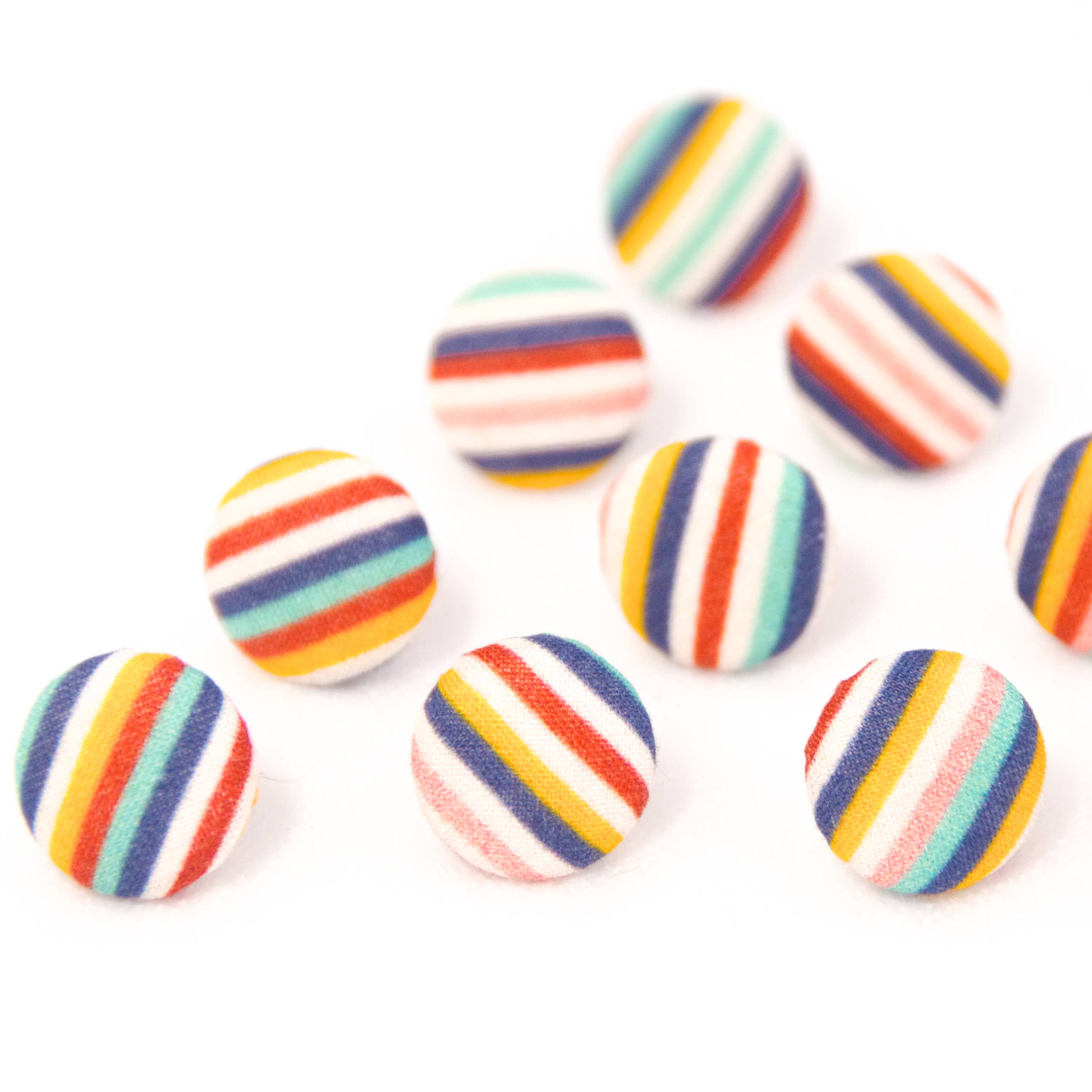 Button Stud Earrings