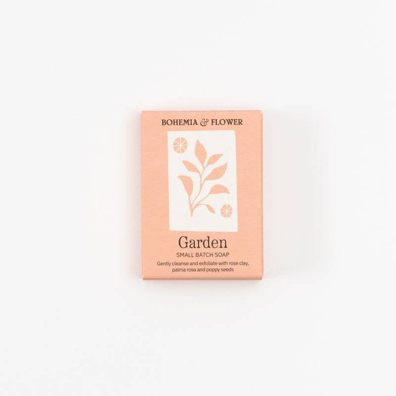 Garden Bar Soap - Pink Clay, Rose & Poppy Seed