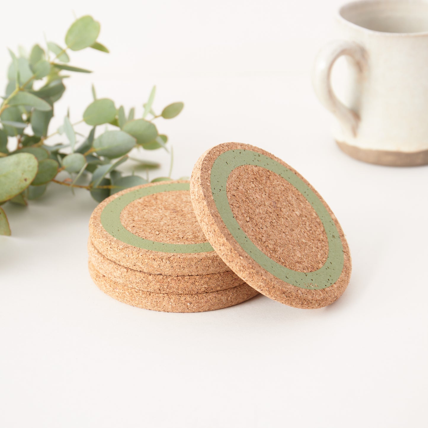 Cork Coaster Earth Sage