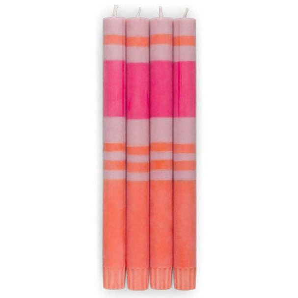 Striped Orange Flame, Venetian & Neyron, 4 Pack | British Colour Standard