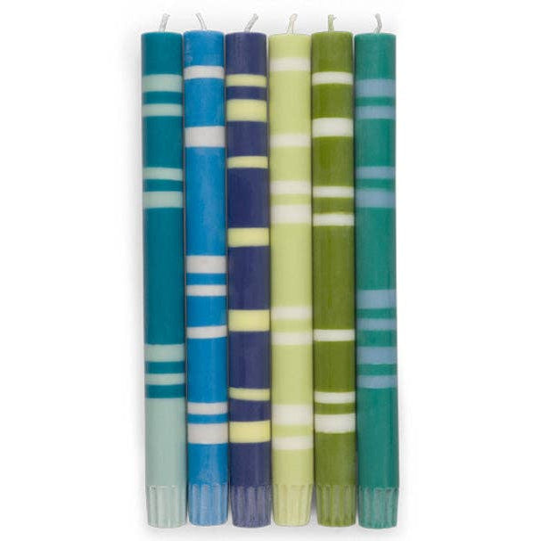 Mixed Cools Eco Dinner Candles, 6 Pack | British Colour Standard