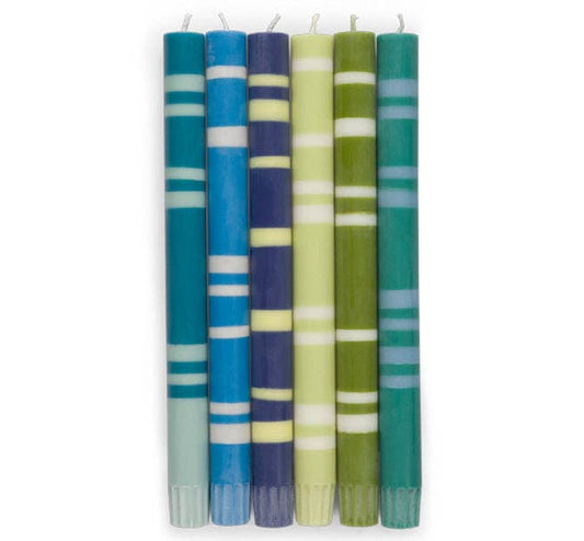 Mixed Cools Eco Dinner Candles, 6 Pack | British Colour Standard