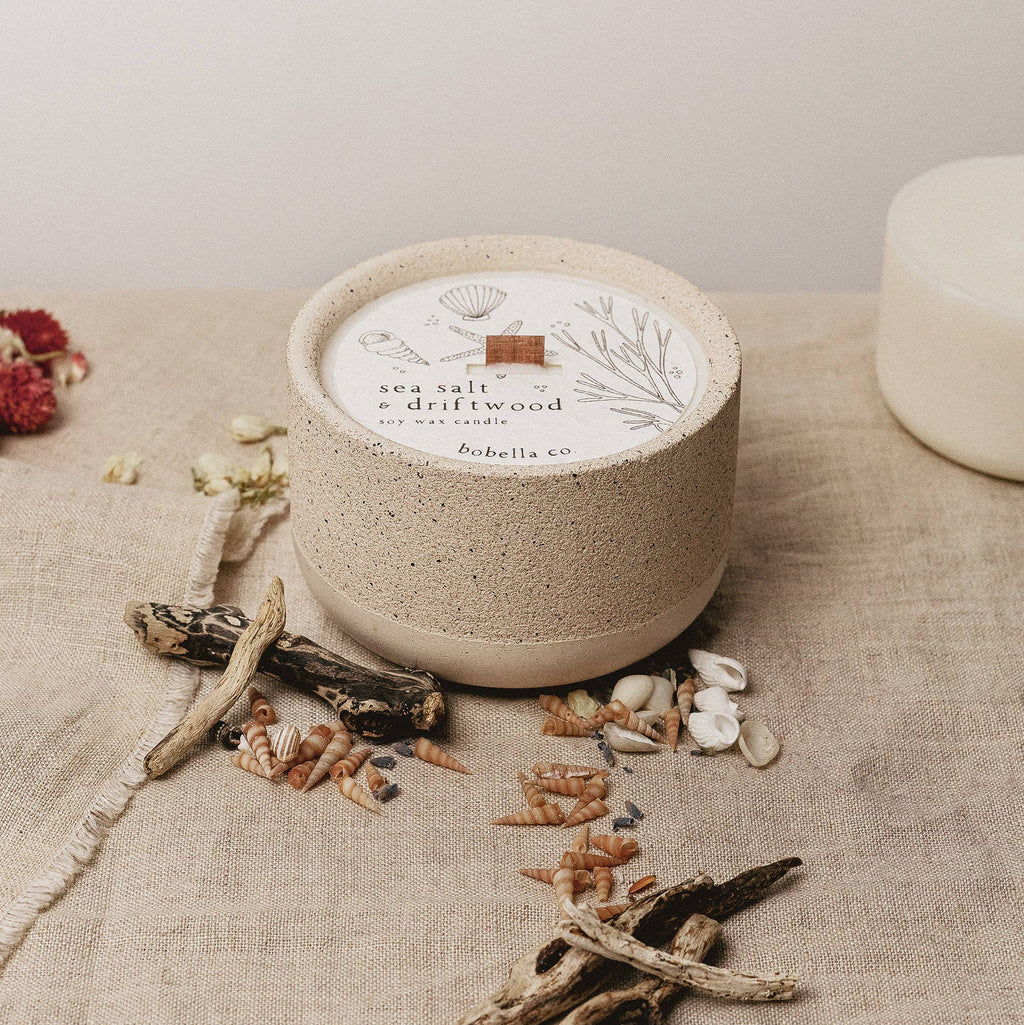 Sea Salt & Driftwood Soy Wax Candle