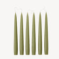 Olive Green | Box of 6 Candles