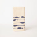 Organic Cotton Napkins | Fish on a Line Navy S/2
