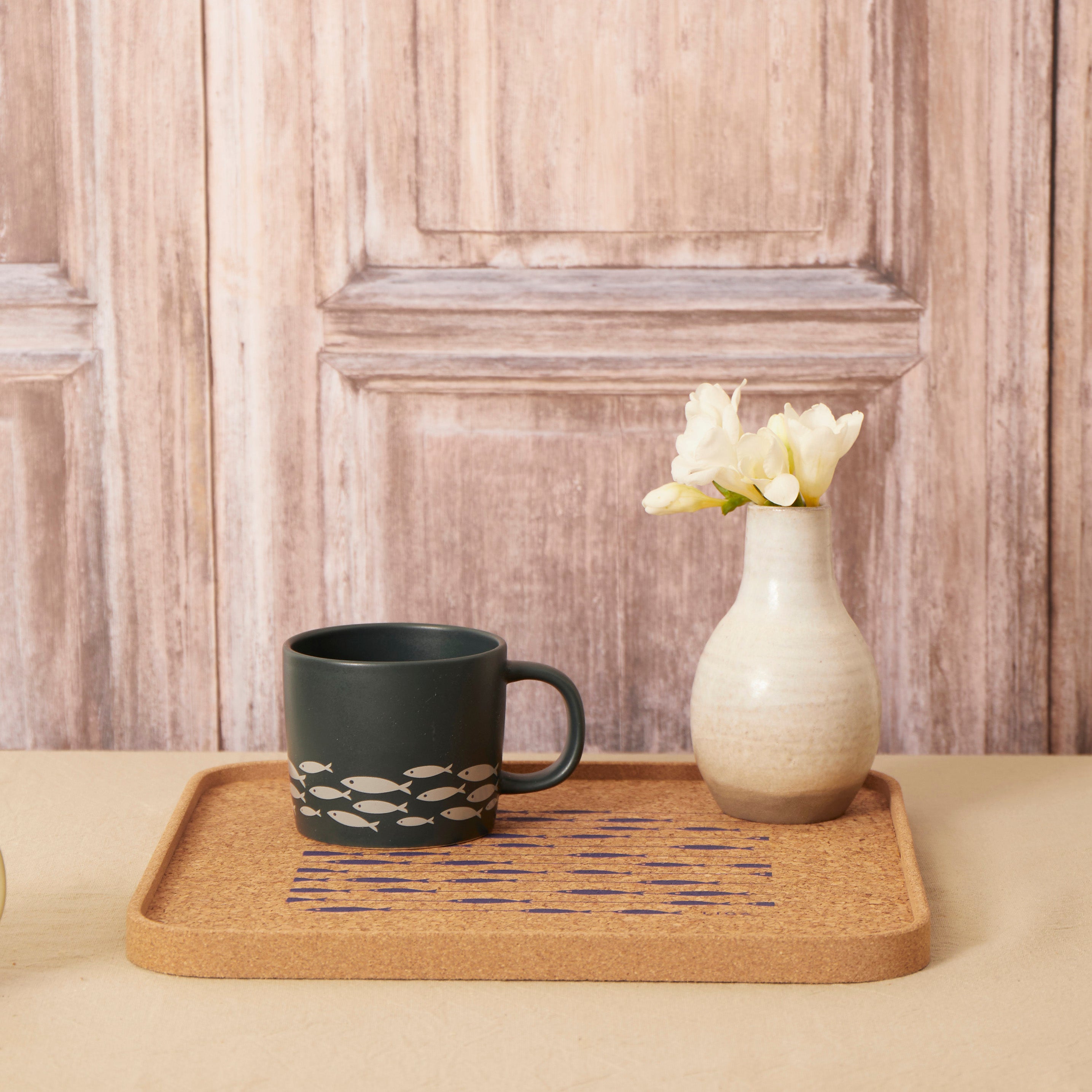 Eco Cork Tray | Fish on a Line