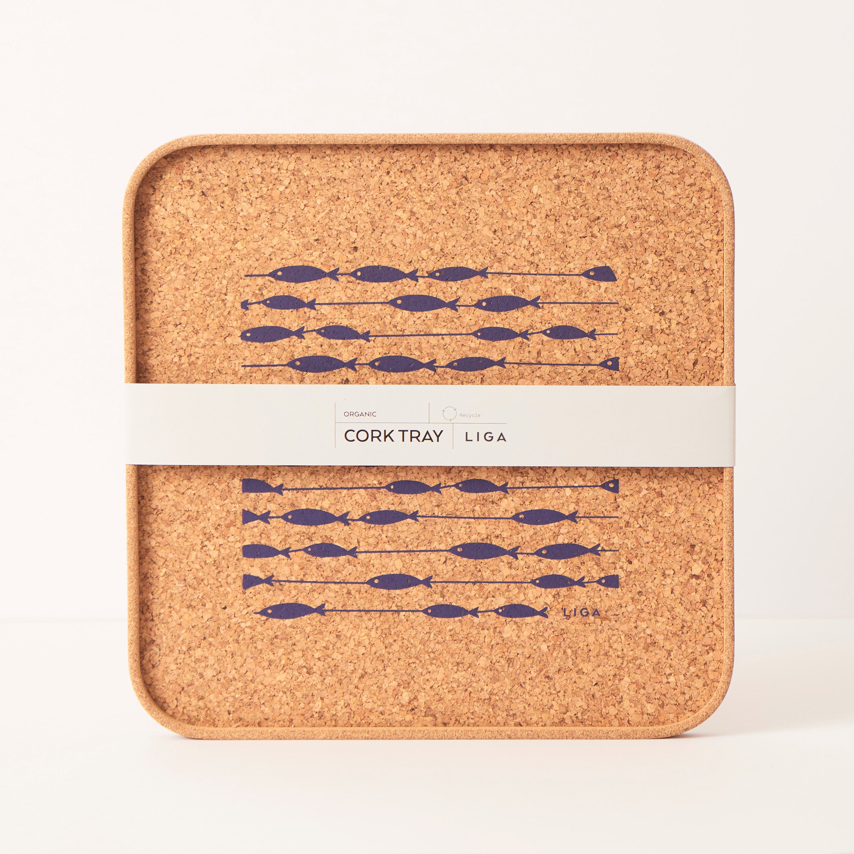 Eco Cork Tray | Fish on a Line