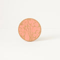 Cork Coaster Flora Pink