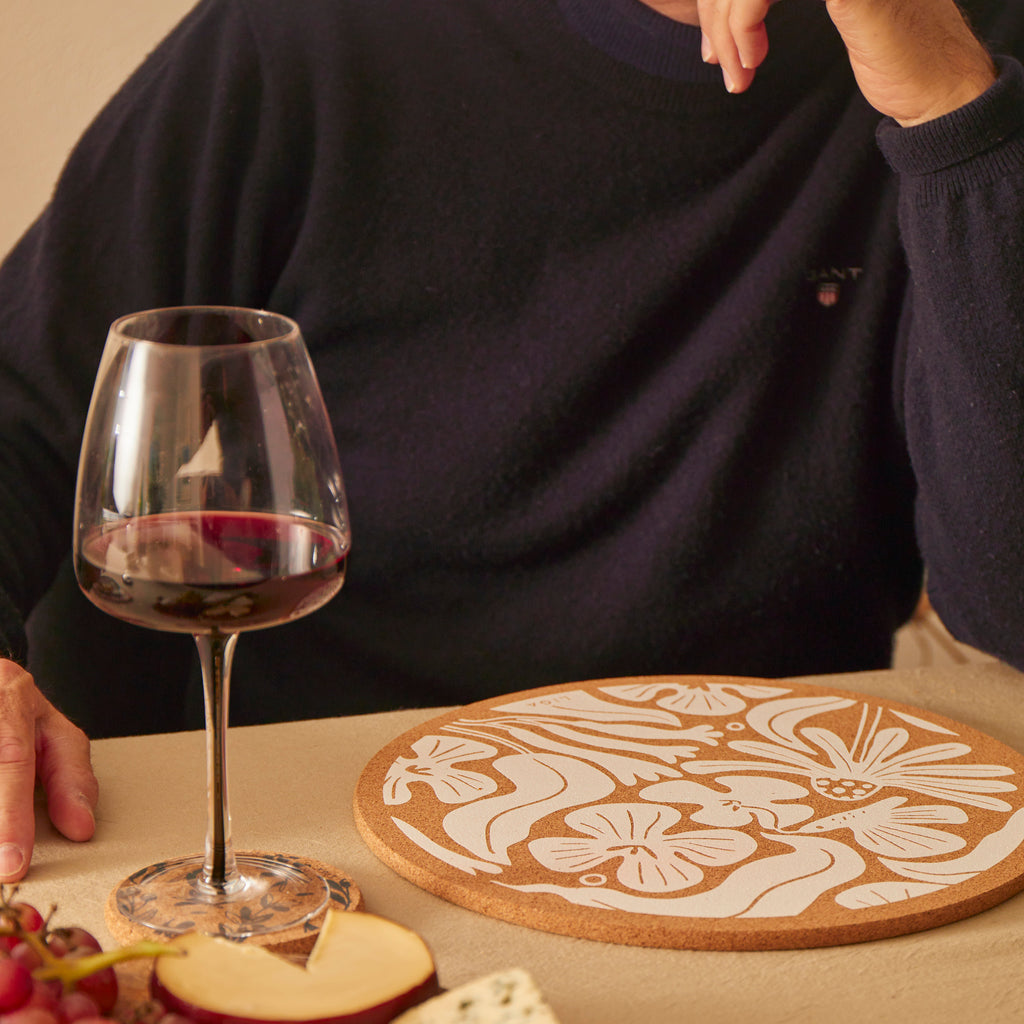Cork Placemat - Flora