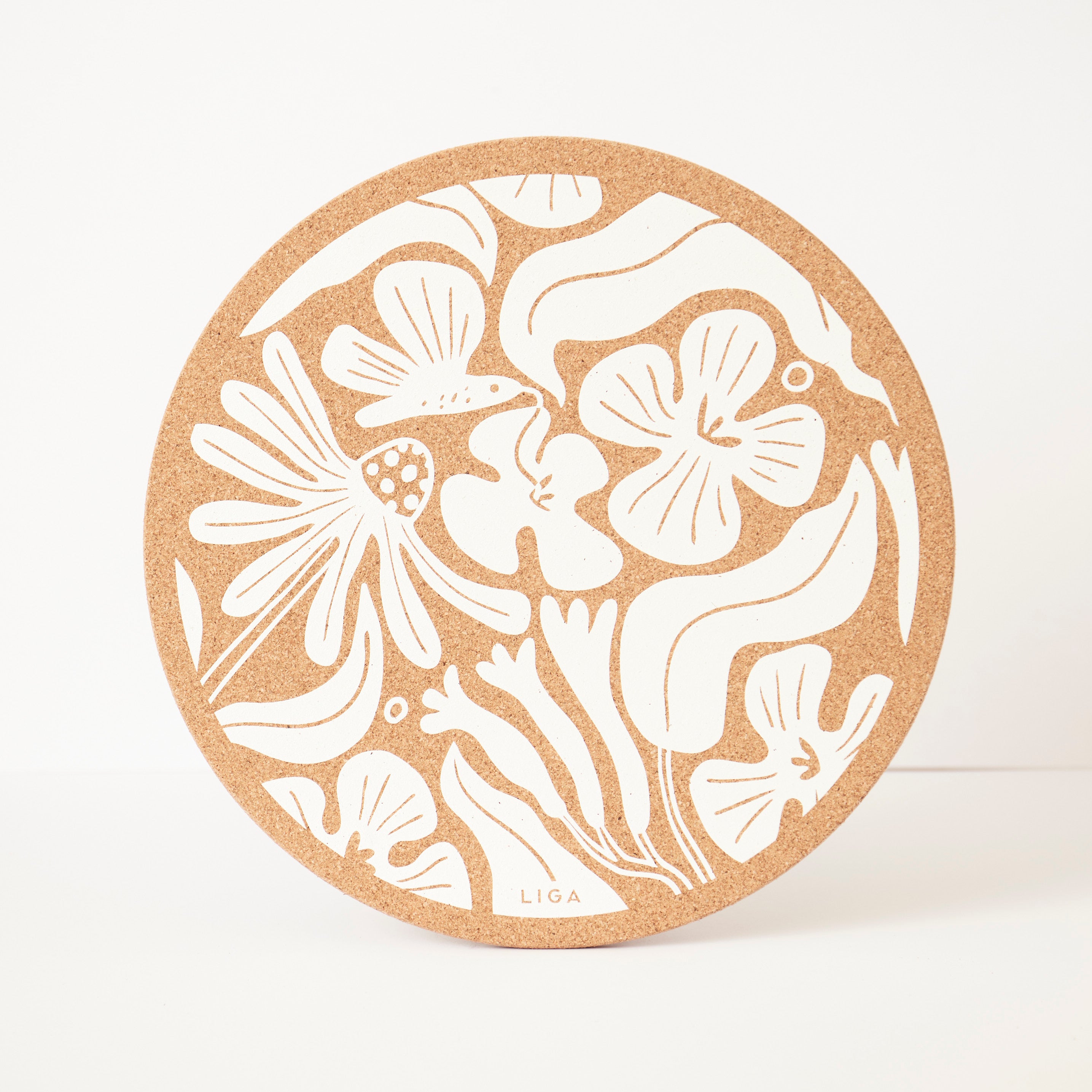Cork Placemat - Flora