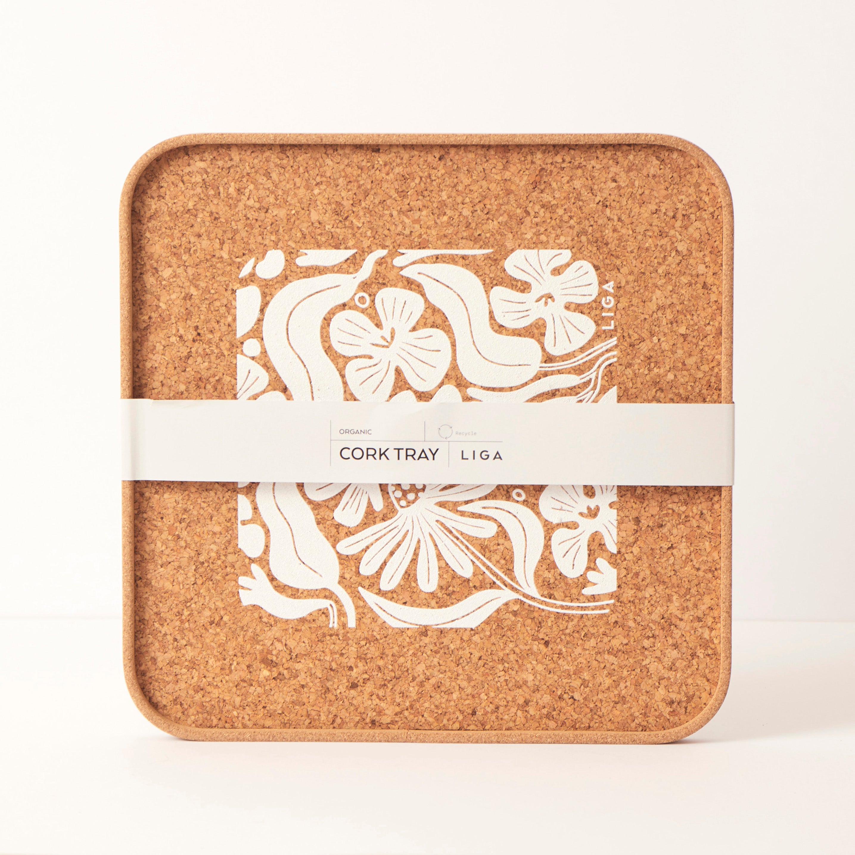 Eco Cork Tray | Flora