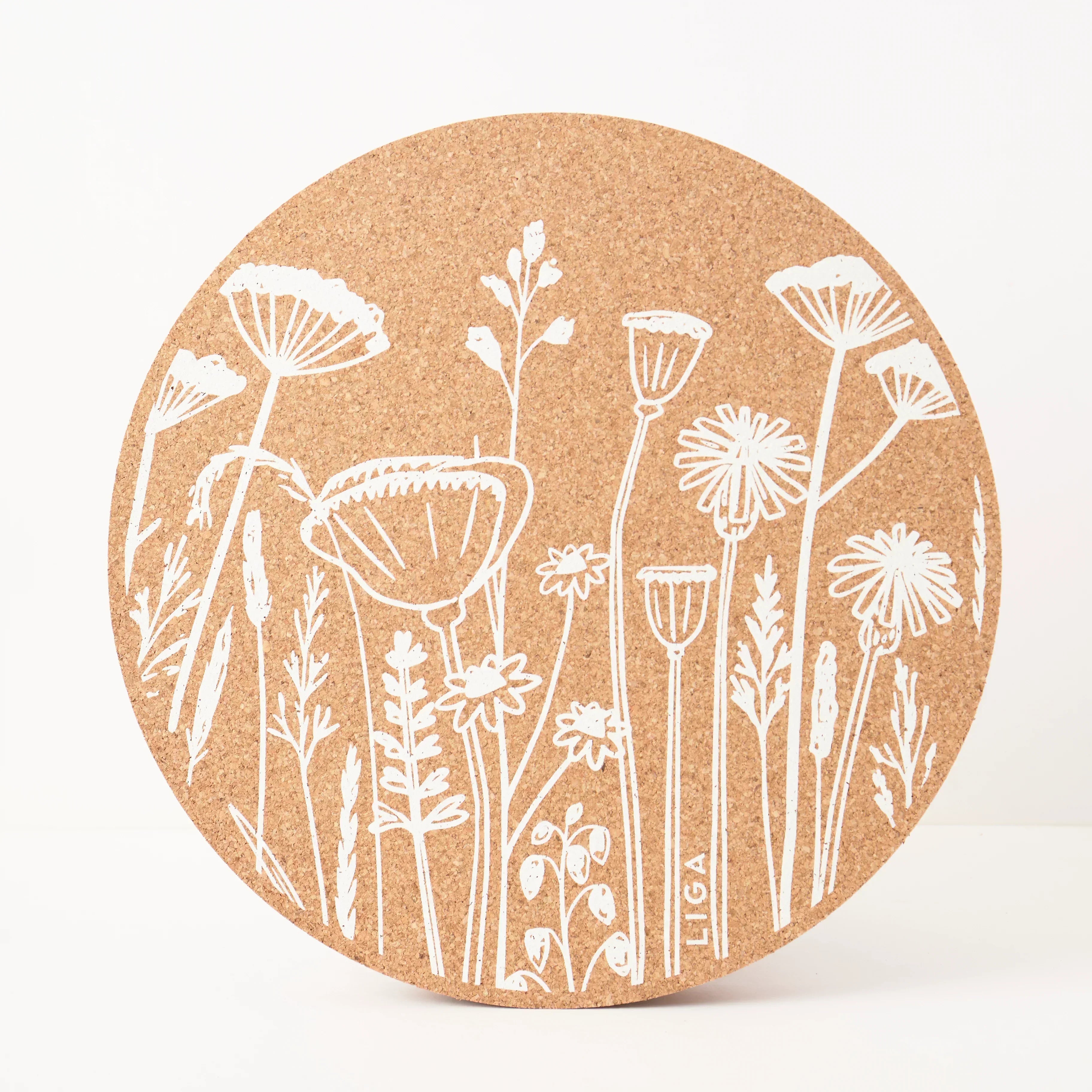Cork Max Placemats | Flowers | 3 Sets for 2